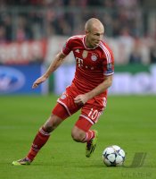 Fussball International CHL Saison 13/14: Arjen Robben (FC Bayern Muenchen)