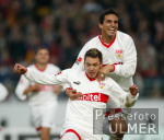 FUSSBALL 1. Bundesliga JUBEL  VfB Stuttgart