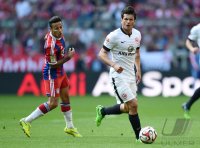 Fussball 1. Bundesliga Saison 14/15: FC Bayern Muenchen - Eintracht Frankfurt