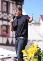 Politik, Wahlkampf Buendnis 90/Die Gruenen: Gruenen Bundesvorsitzender Robert Habeck