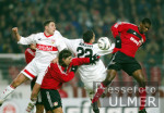 FUSSBALL 1. Bundesliga  Spielszene VfB Stuttgart - Bayer Leverkusen