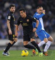 FUSSBALL International Primera Division 11/12:  RCD Espanyol Barcelona - FC Barcelona