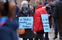 Kundgebung / Demo von Gewerbetreibenden in Rottenburg