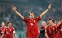 FUSSBALL  DFB POKAL SAISON  11/12  HALBFINALE: JUBEL FC Bayern Muenchen