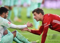 Fussball 1. Bundesliga Saison 20/21: FC Bayern Muenchen - SV Werder Bremen