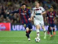 Fussball CHL 14/15 Halbfinale: Lionel Messi (Barca)