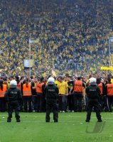 Fussball 1. Bundesliga : Borussia Dortmund  feiert die Deutsche Meisterschaft 2011
