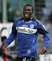 Fussball 1. Bundesliga: Arminia Bielefeld - VfB Stuttgart, Jubel Bielefeld