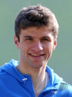 Fussball 1. Bundesliga: Ehrung fuer Thomas Mueller