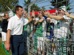 2. Bundesliga  JUBEL; Dank an die Fans ; VfB Trainer Dieter Hecking