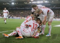 Fussball 1. Bundesliga : JUBEL Georg Niedermeier (VfB Stuttgart)