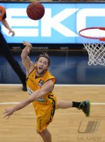 Basketball 1. Bundesliga 2012/2013:  Walter Tigers Tuebingen - Fraport Skyliners Frankfurt