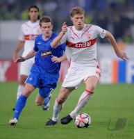 FUSSBALL  International CHL 09/10  VfB Stuttgart - Glasgow Rangers