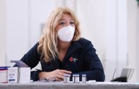 Corona-Impfstoff im Impfzentrum Paul Horn Arena Tuebingen