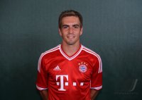 Fussball 1. Bundesliga 2013/2014:  Fototermin beim  FC Bayern Muenchen