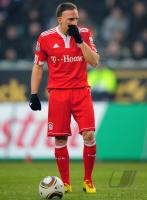 FUSSBALL, 1. BUNDESLIGA, 21. Spieltag: Bayern, RIBERY Einzelaktion