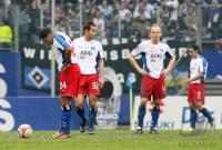 Fussball 1. Bundesliga: Hamburg - Leverkusen, HSV enttaeuscht n. 0:2