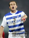 Fussball 2. Bundesliga: Duisburg, LOTTNER gestik