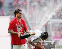 Fussball 1.Bundesliga JUBEL  FC Bayern Muenchen