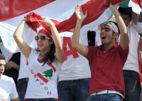 Fussball International WM Qualifikation 2014: Libanon Fans