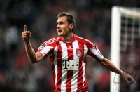 Fussball Champions League  Saison 2010/2011: Miroslav Klose (FC Bayern Muenchen)