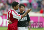 FUSSBALL  1. Liga Spielszene FC Bayern - Stuttgart
