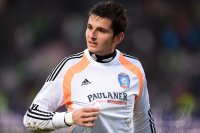 FUSSBALL 1. Bundesliga 2014/2015:  FC Bayern Muenchen - Paulaner Traumelf