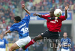Fussball Bundesliga: Leverkusen - Bochum, Zweikampf