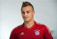 FUSSBALL Fotoshooting Xherdan Shaqiri (FC Bayern Muenchen)