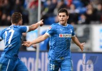 Fussball 1. Bundesliga  2012/2013:  JUBEL Kevin Volland (TSG 1899 Hoffenheim)