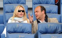 FUSSBALL SERIE A:  Anna Falchi con il Marito