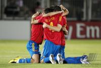 Fussball International  U 20 WM  Achtelfinale Spanien - Brasilien