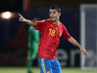 Fussball International  U 20 WM  Achtelfinale Spanien - Brasilien