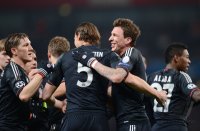 FUSSBALL INTERNATIONAL CHL ACHTELFINALE 12/13: FC Arsenal London - FC Bayern Muenchen