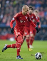 FUSSBALL INTERNATIONAL CHL ACHTELFINALE 12/13: Arjen Robben (FC Bayern Muenchen)
