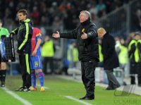 Fussball CHL  Saison 2011/2012: Enttaeuschung Trainer Sir  Alex  Ferguson  (Manchester United FC)