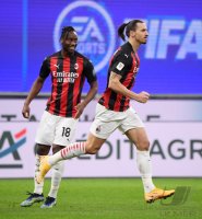 FUSSBALL Coppa ICoppa Italia Viertelfinale 20/21: AC Mailand - Juventus Turin