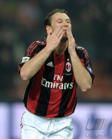 FUSSBALL SERIE A: JUBEL Cassano Antonio (AC Mailand)