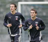 Fussball WM Quali 2006 Training Schweizer Nationalmannschaft