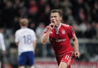 FUSSBALL  International CHL 09/10 :  FC Bayern  Muenchen  - Manchester United