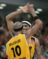 Basketball 1. Bundesliga: Tuebingen - Karlsruhe, Jubel