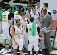 Basketball 1. Bundesliga  11/12:  Walter Tigers Tuebingen - ENBW Ludwigsburg