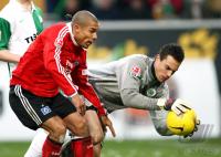 Fussball 1. Bundesliga: Wolfsburg - Hamburg