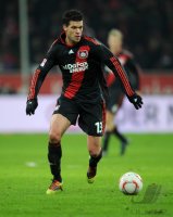 Fussball: 1. Bundesliga Saison 2010/2011: Leverkusen, BALLACK am Ball
