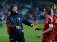 Fussball CHL  Saison 2013/2014: Bastian Schweinsteiger (FC Bayern Muenchen)