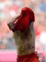 Fussball  1. Bundesliga  13/14: JUBEL Franck Ribery (FC Bayern Muenchen)