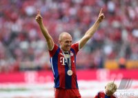 Fussball, 1. Bundesliga  Saison 13/14: JUBEL FC Bayern Muenchen
