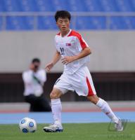 FUSSBALL INTERNATIONAL:  Mun In Guk  (Nordkorea)