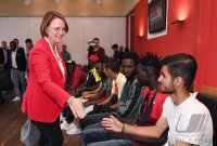 Fussball, Projektbesuch beim SV 03 Tuebingen