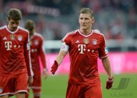 Fussball  1. Bundesliga  13/14: Bastian Schweinsteiger (FC Bayern Muenchen)